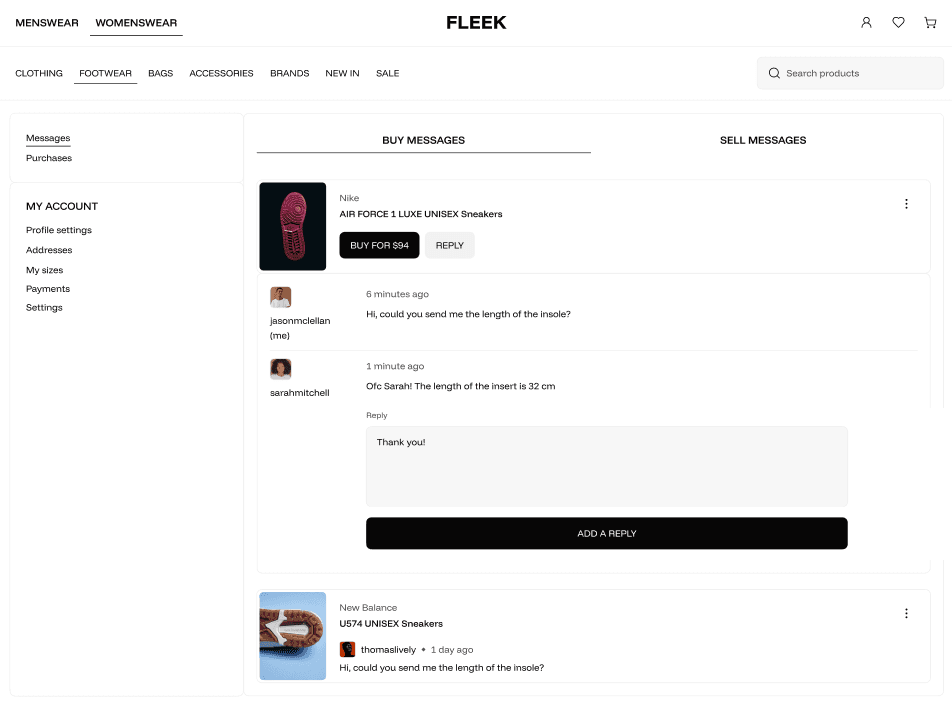 Messaging and notifications
