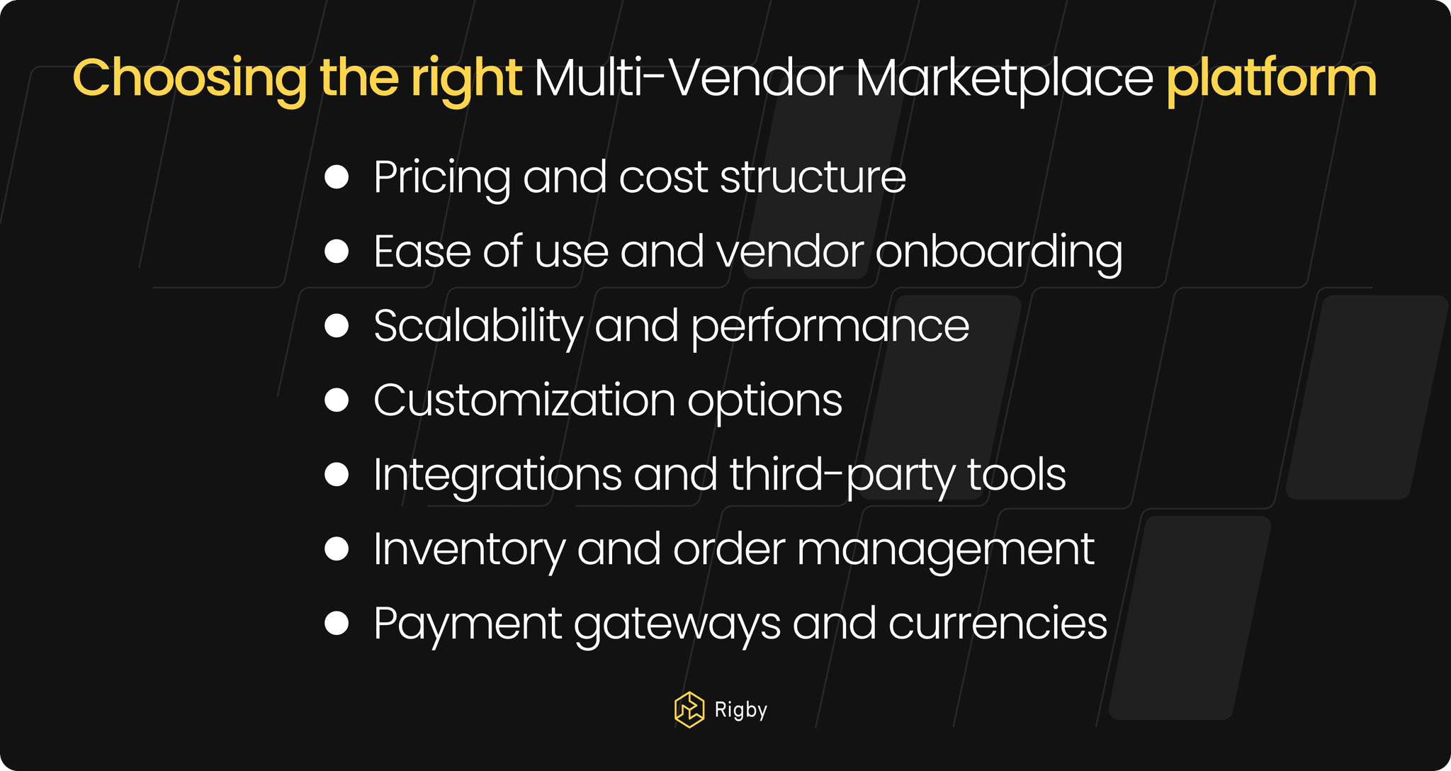 Choosing the right Multi-Vendor Marketplace platform