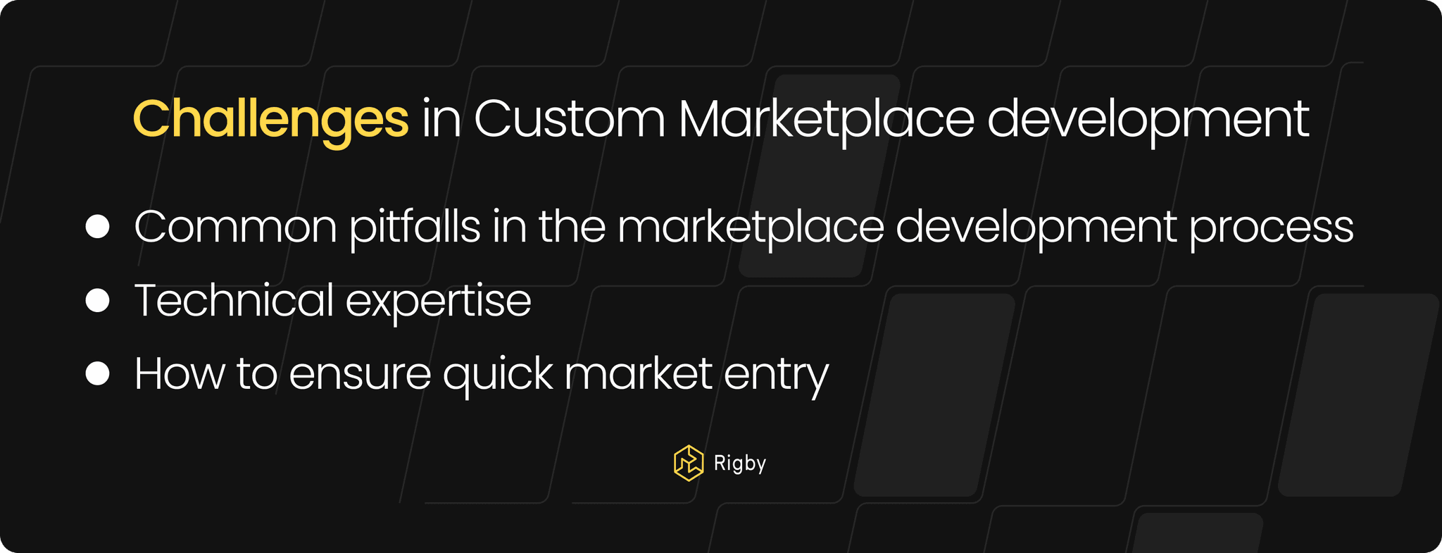 Challenges in Custom Marketplace development