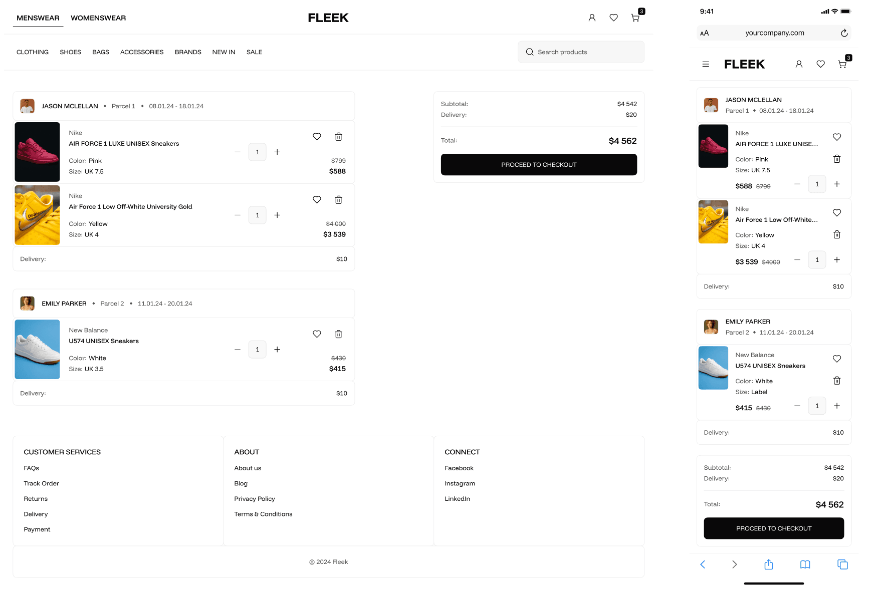 Cart UX that supports decision-making